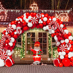 115pcs Christmas Balloon Set Party Supplies