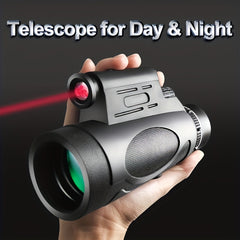 12x50 HD Monocular Telescope BAK4 Prism Camping Mountaineering Hiking