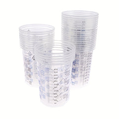 10pcs 50pcs Paint Mixing Calibrated Cup 600ml Mixing Pots
