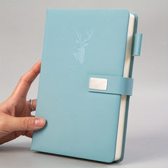 A5 360-Page Faux Leather Buckle Notebook - Home Office & Study Notepad