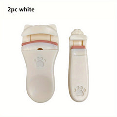 Mini Eyelash Curler Set - 4pcs Cat Claw Curler, Wide Angle Curler, Precision Cur