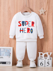 HERO Kids Graphic Outfit with Long Sleeve Sweatshirt Set