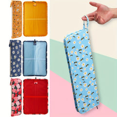 Knitting Needles Case Organizer Zipper Bag Travel Crochet Hooks Storage