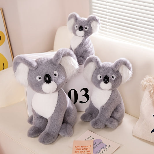 Cute 25cm Soft Koala Plush Toy - Realistic Cuddly Cartoon Koala Doll