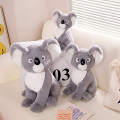 Cute 25cm Soft Koala Plush Toy - Realistic Cuddly Cartoon Koala Doll