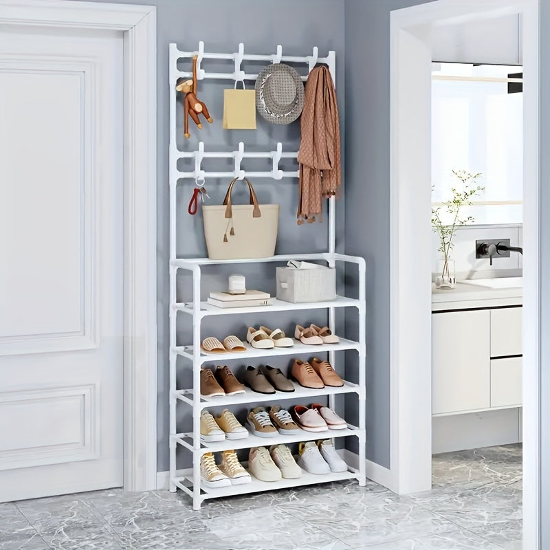 Metal Floor Coat Rack Clothes Rack Bedroom Hanging Clothes Rack Assembly