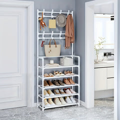 Metal Floor Coat Rack Clothes Rack Bedroom Hanging Clothes Rack Assembly