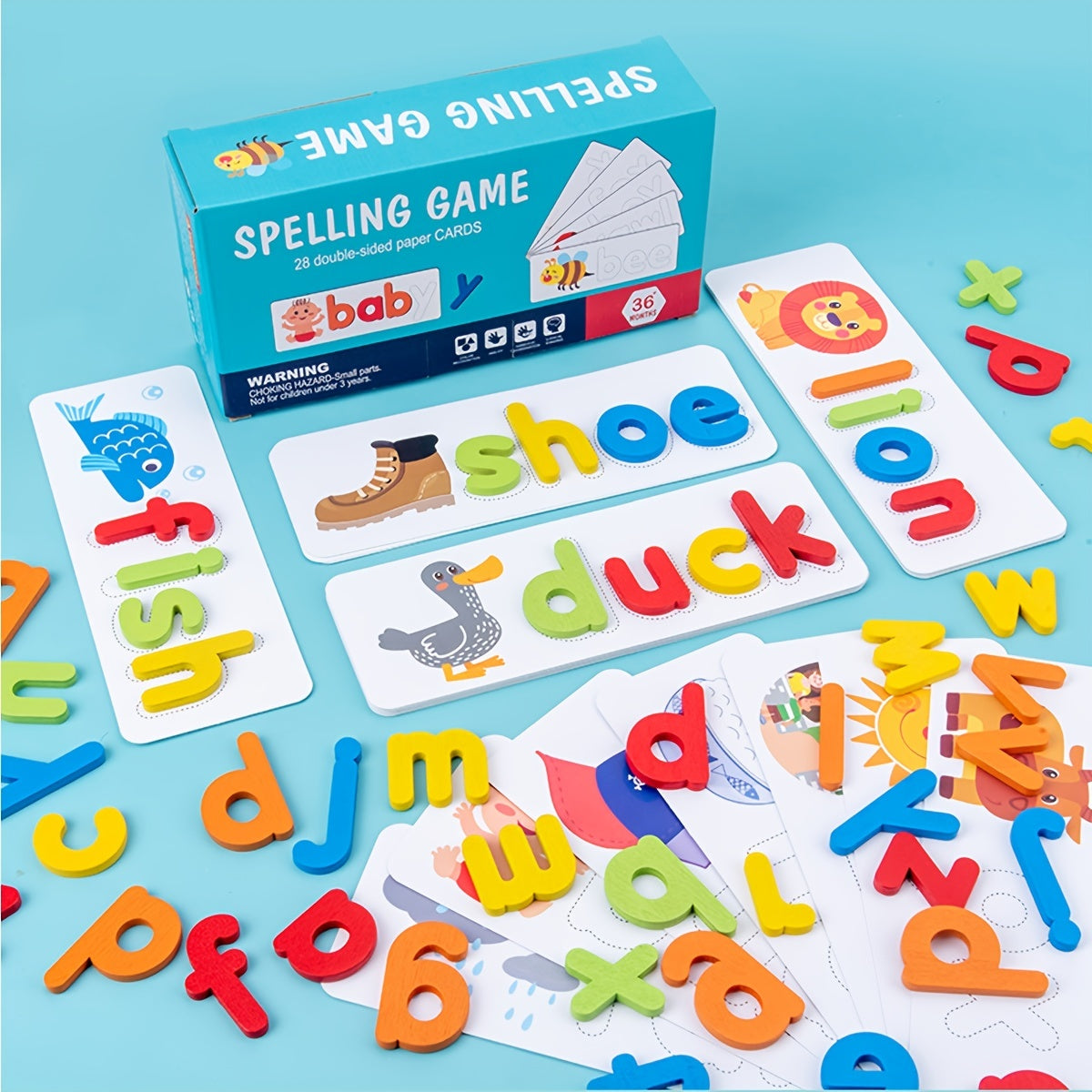 Alphabet Sight Words Flash Cards Matching Letter Games Educational Toys