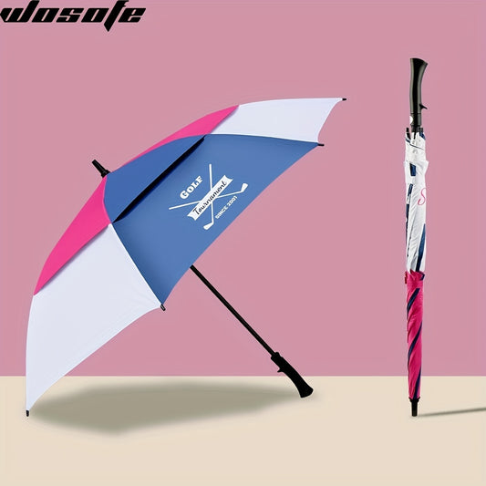 Golf Waterproof UV Protection Umbrella Double Layer Auto Open Large Size