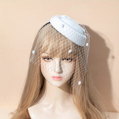 Wedding Tea Hats 20s 50s Fascinator Ribbons Flower British Bridal Hat
