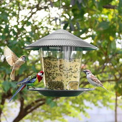 Stylish Plastic Bird Feeder for Wild Birds