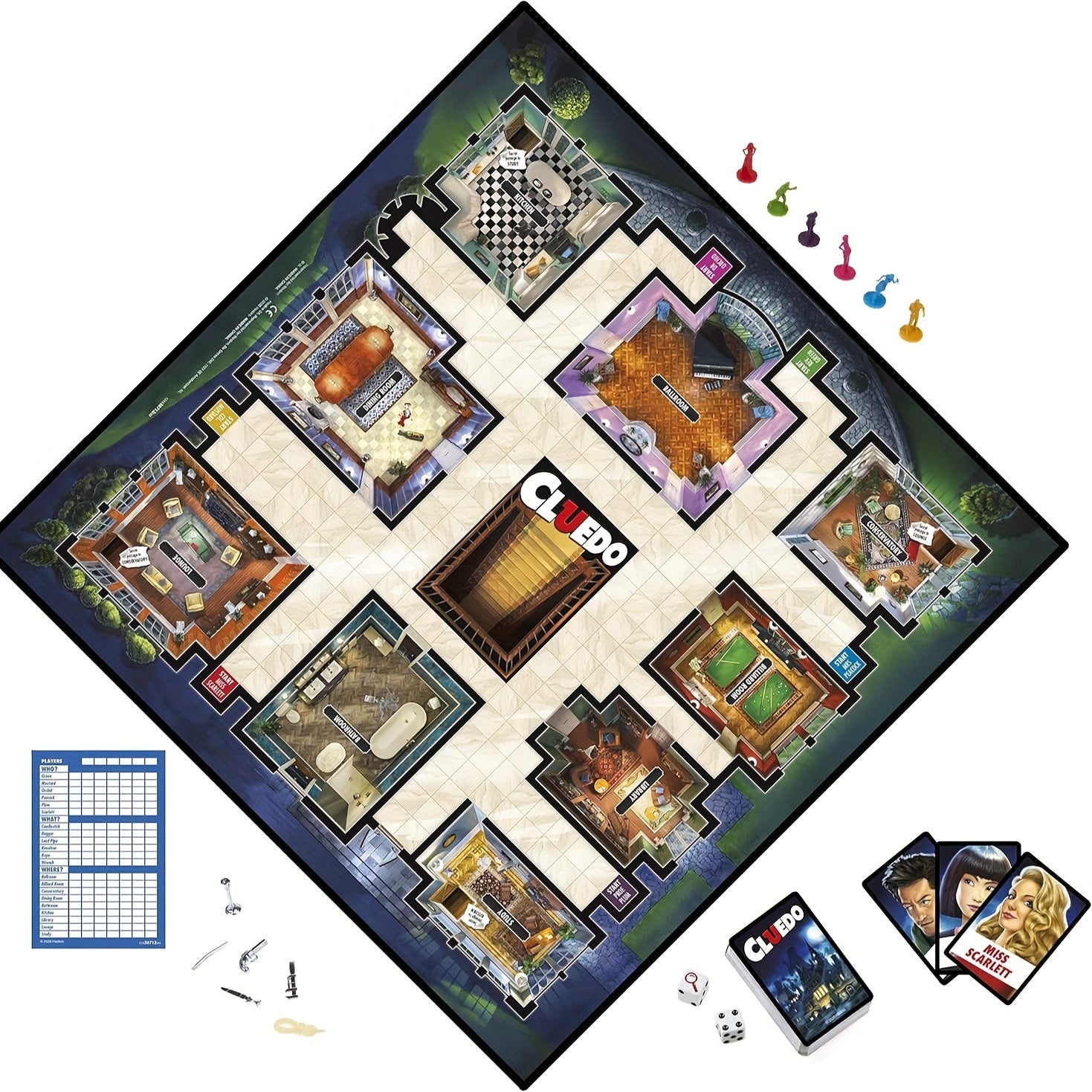 Clue Game Party Board Game Chess Game Holiday Leisure Game