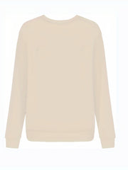 Casual Loose Long Sleeve Pullover Solid Sweatshirt for Women