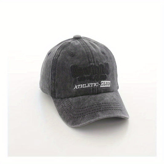 Kids Spring Autumn Adjustable Casual Baseball Cap w/ Letter Embroidery