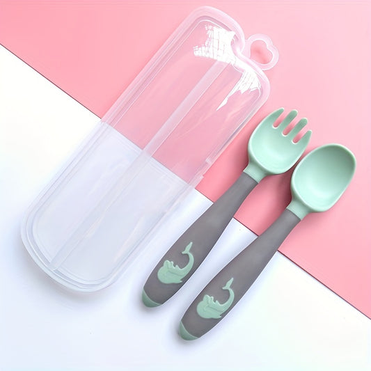 Baby Cutlery Set Learning To Eat Training Food Supplement