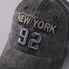Men's Outdoor Baseball Cap Embroidered Letter Sport Peaked Hat