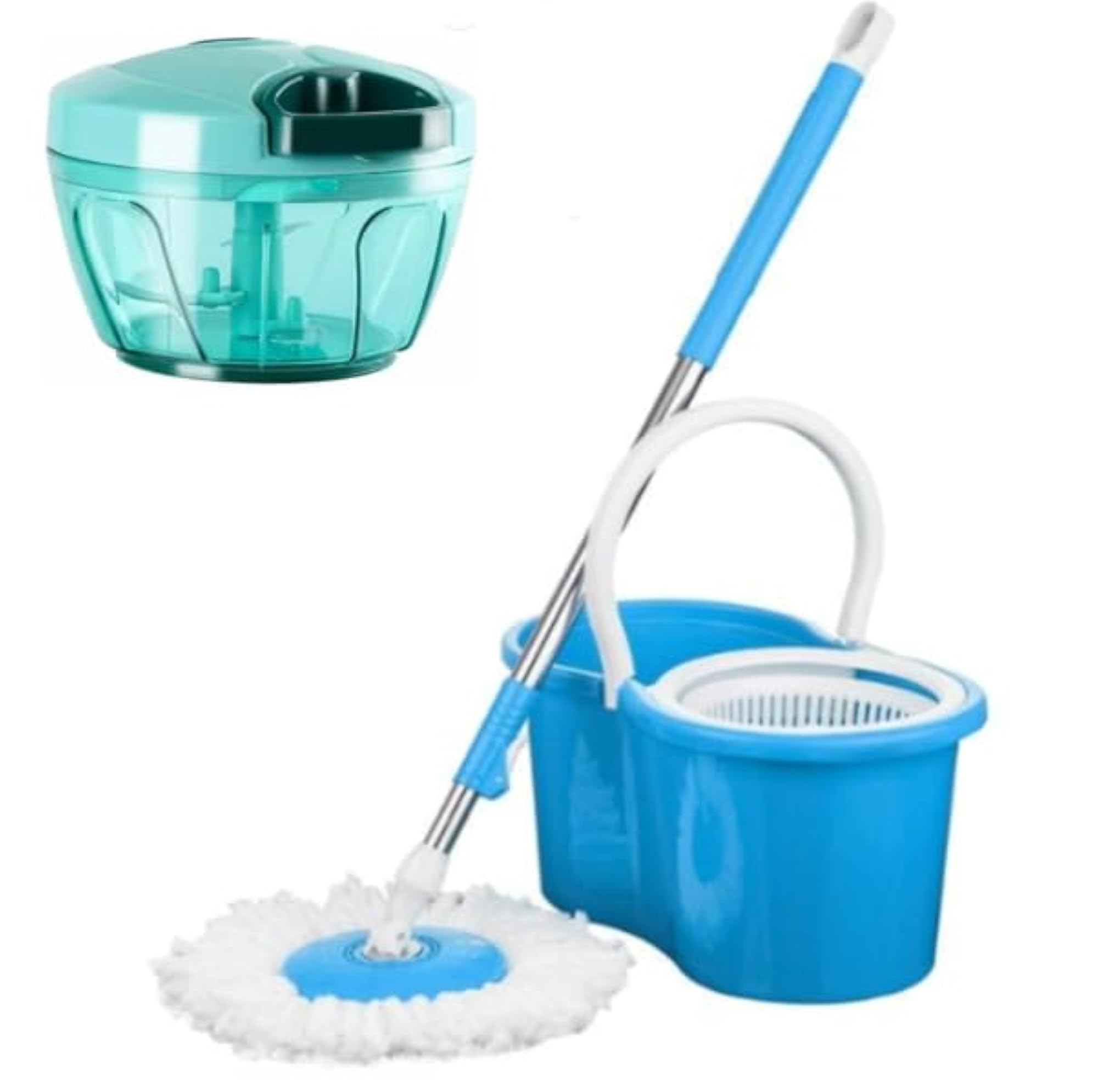 Spin Mop with Veggie Chopper & Floor Cleaning Mop Set – CRAZE