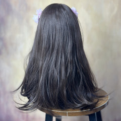 55 Reborn Dolls Soft Silicone Dolls Long Hair Real Life Doll