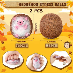Squeezable Hedgehog Stress Ball Toy