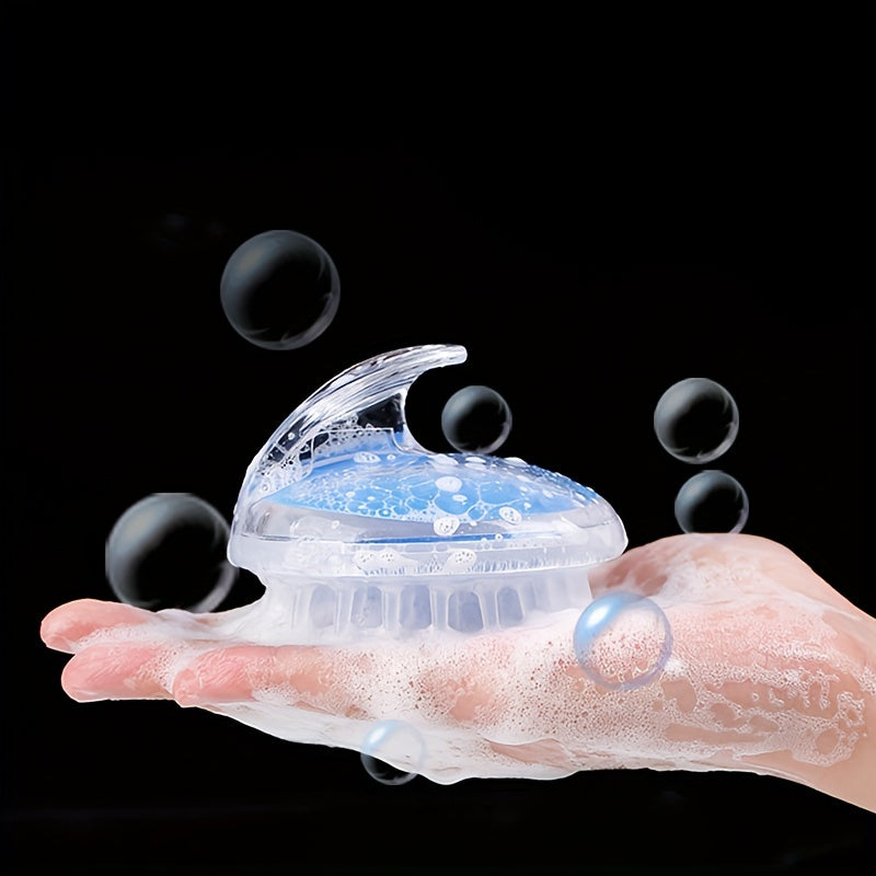 Silicone Shampoo Brush Head Massage Hair Wash Comb