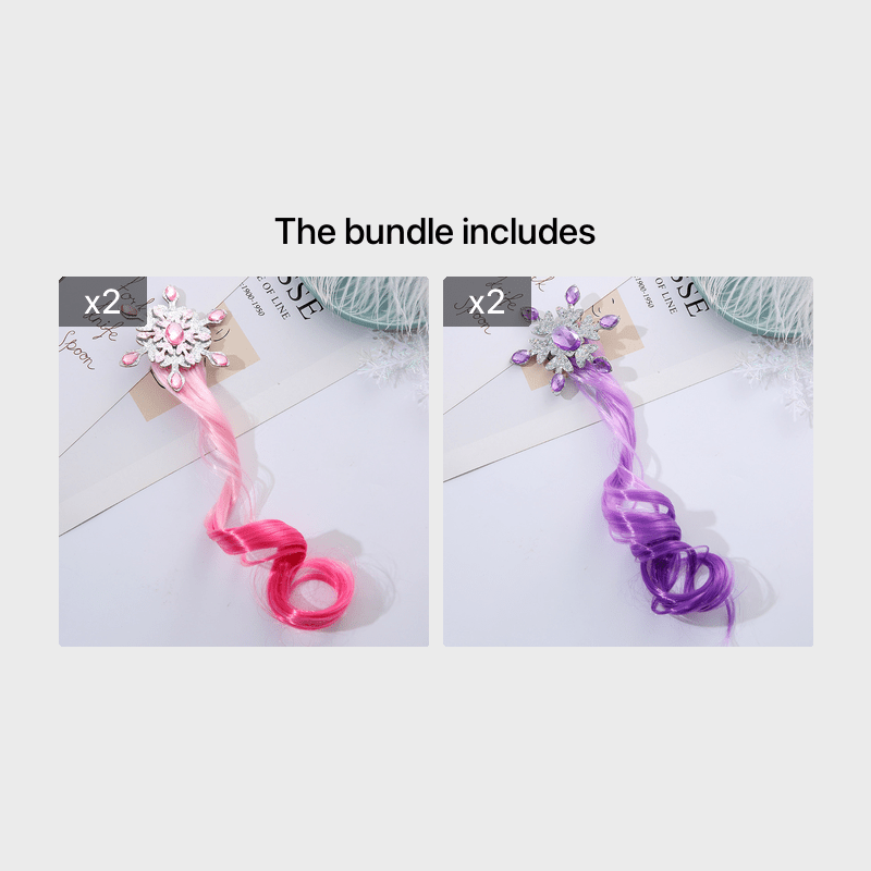 Gradient Ponytail Roll Hair Extension Hair Clip