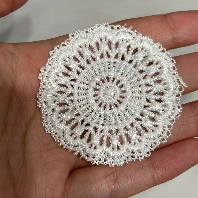 1/12 Scale Dollhouse Decor Lace Table Mat Fabric Accessory