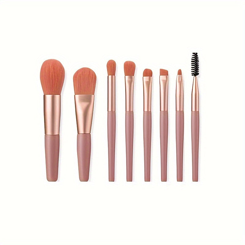 Pink Tone Eyeshadow Palette & Makeup Brushes Set