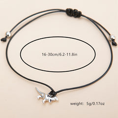 Dinosaur Braid Bracelet Adjustable Rope Hand Jewelry