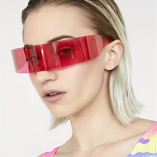 Y2K Cyberpunk Mirror Lens Sunglasses UV400