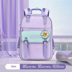 Kid's Large Capacity School Backpack with Multiple Pockets
