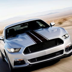 Racing Stripes Car Hood Vinyl Stickers