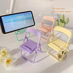 Macaron Chair Shaped Phone Stand for Lazy Tablet Holders