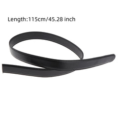 Men's Faux Leather Belt with Automatic Buckle for Business & Casual Wear