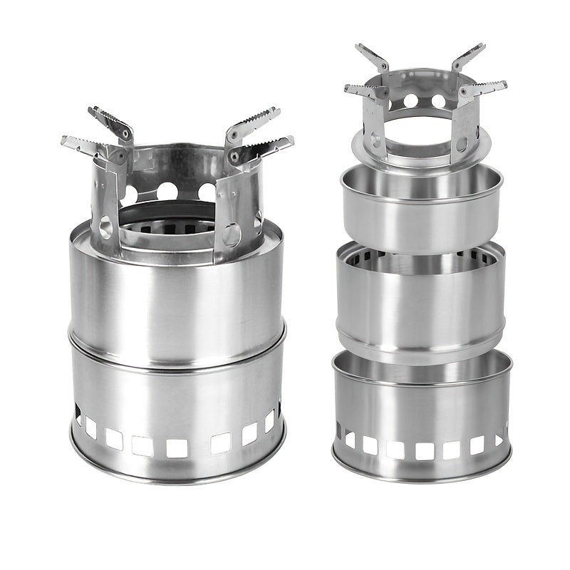 Portable Folding Wood Stove for Camping Stainless Steel Burner