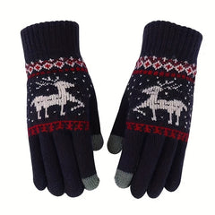 Winter Warm Touch Screen Cycling Knitted Gloves