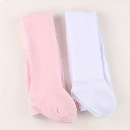 2 Pairs Baby Girls Kids Pantyhose Leggings Breathable Comfy Leggings