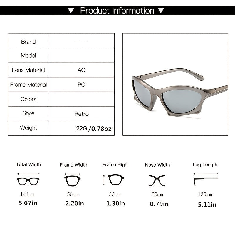 Rectangle Sport Sunglasses UV400