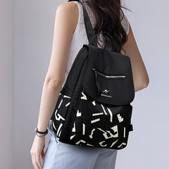 Large Floral Print Backpack for Travel and Hiking