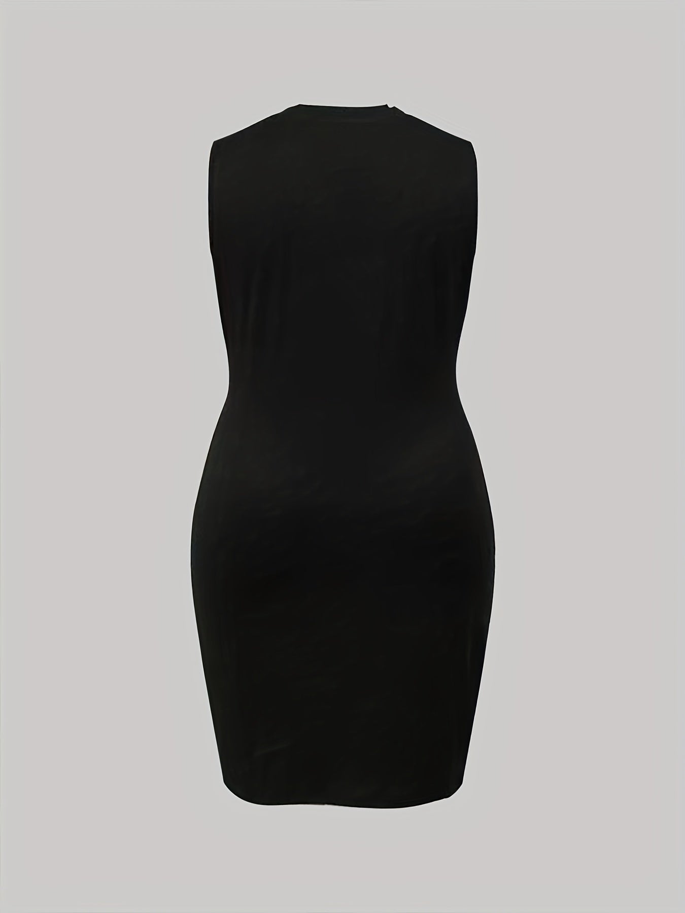  Poker Card Print V Neck Tank Dress