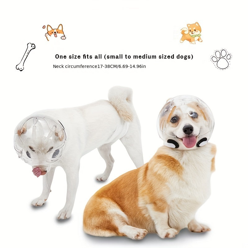 Pet Space Ball Hood Dog Headgear Elizabeth Circle Dog Head Cover
