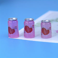 5pcs Mini Luminous Soda Cans DIY Dollhouse Decorations
