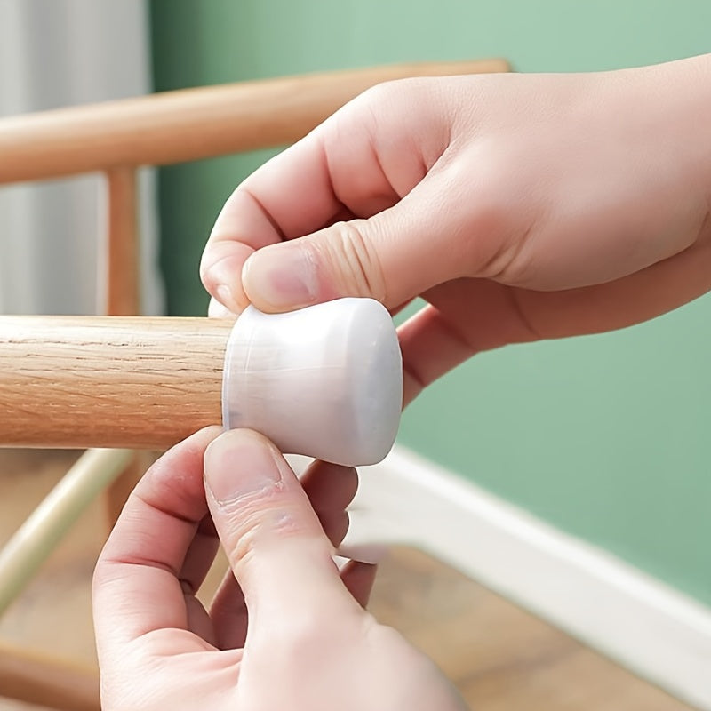 4pcs Chair Leg Protectors: Prevent Furniture Scratches, Easy Install