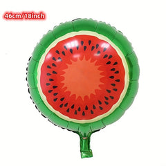 2pcs 18 Fruit Foil Helium Balloons for Summer Parties Birthdays