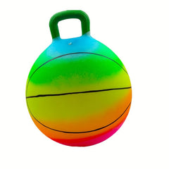 Kids Bounce Ball with Handle Inflatable Fitness Toy