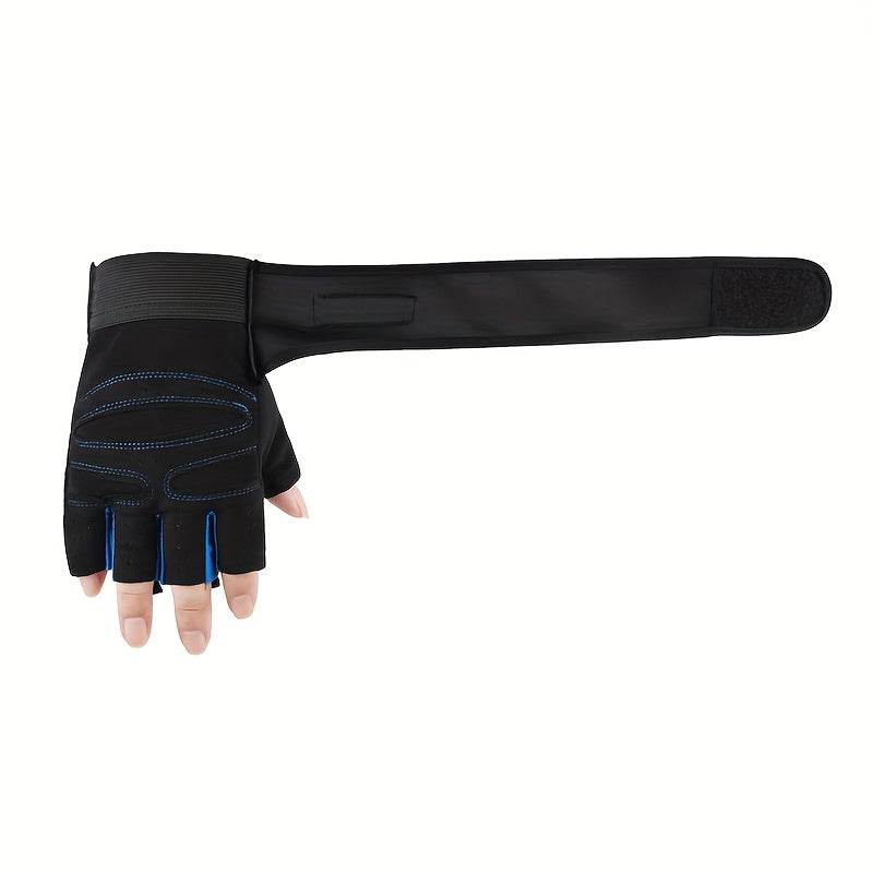 Half Finger Fitness Gloves Wrist Protection for Men & Women