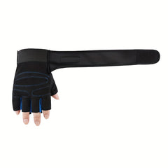 Half Finger Fitness Gloves Wrist Protection for Men & Women