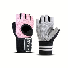 Adjustable Sport Training Gloves - Half Finger Anti Slip Gloves