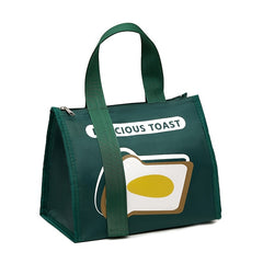 Insulated Lunch Box Tote Bag Large Capacity Cartoon for Office Workers and Stude