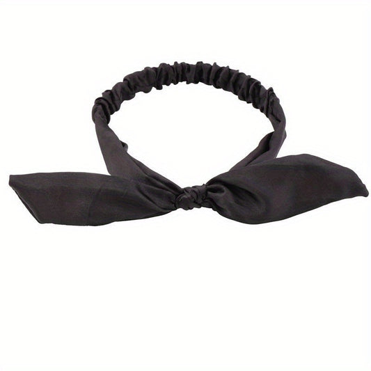 Silk Satin Headband Bowknot Hair Band Hair Accessories