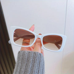 Vintage Glitter Sunglasses for Women, Cat's Eye Small Frame, Sunscreen Glasses